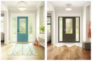 Energy efficient exterior doors