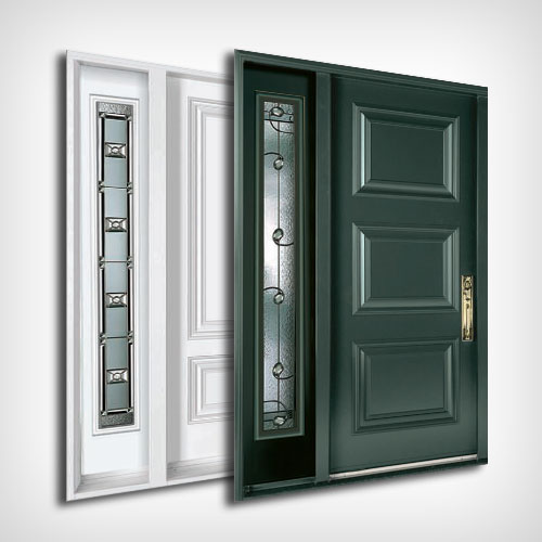 Steel door panel design