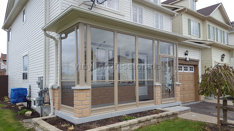 Vinyl-Professionals custom porch enclosure