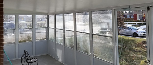 space » Vinyl-Professionals STAGING porch enclosure inside