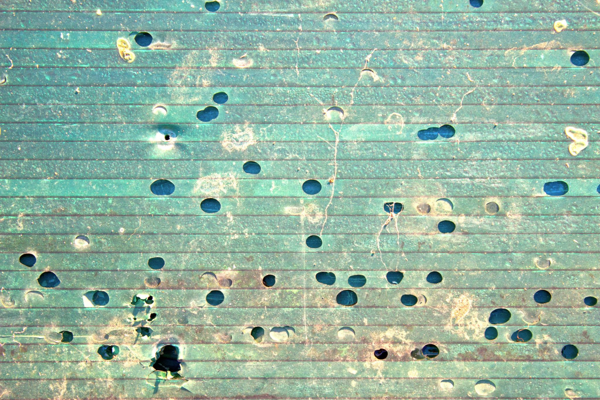 UV damage on polycarbonate roof
